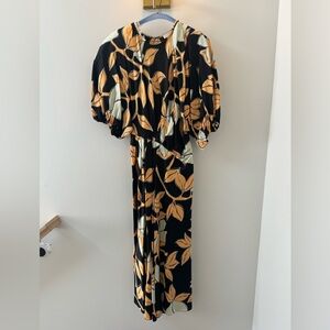 Stine Goya black midi dress